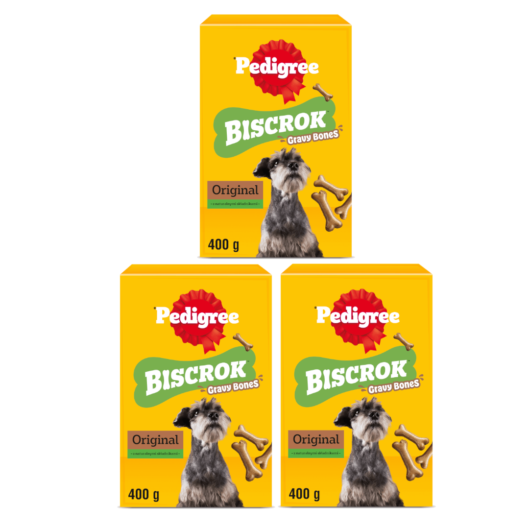 Pedigree Biscrok 400 g × 3
