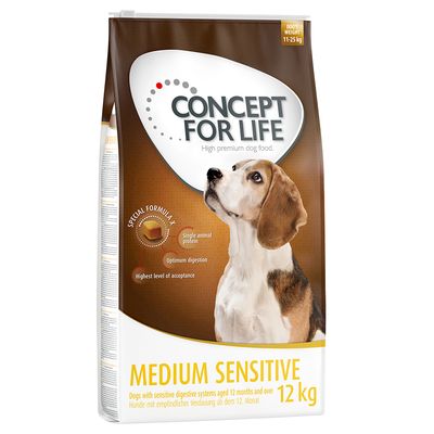 Concept for Life Medium Sensitive jagnięcina średnie rasy 12 kg × 2