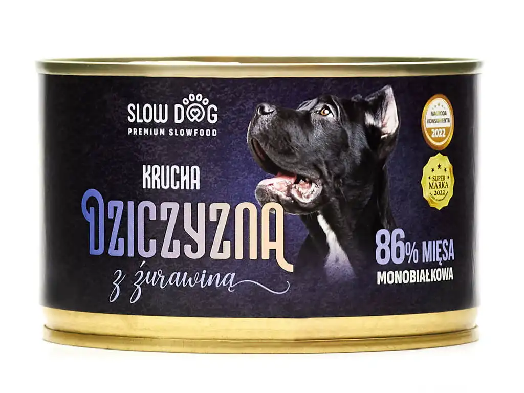 Slow Dog Krucha dziczyzna 410 g