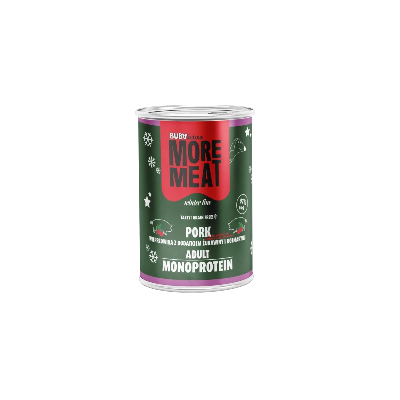 Buba More Meat wieprzowina adult 400 g
