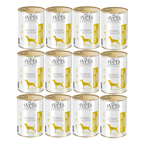 4Vets Natural Urinary No Struvit indyk 400 g × 12