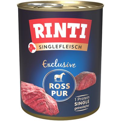 Rinti Singlefleisch Exclusive konina adult 800 g × 6