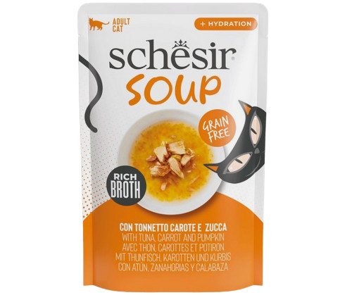 Schesir Soup tuńczyk z dynią w bulionie adult 40 g