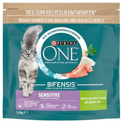 Purina ONE Sensitive indyk z ryżem adult 1,4 kg