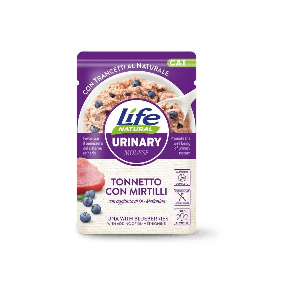 Life Cat Natural Urinary tuńczyk z jagodami pasztet adult 70 g