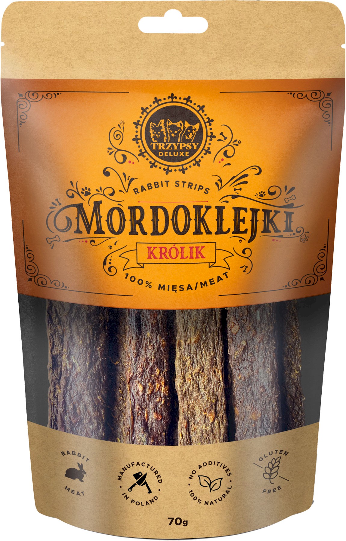 Trzy Psy Mordoklejki królik 70 g