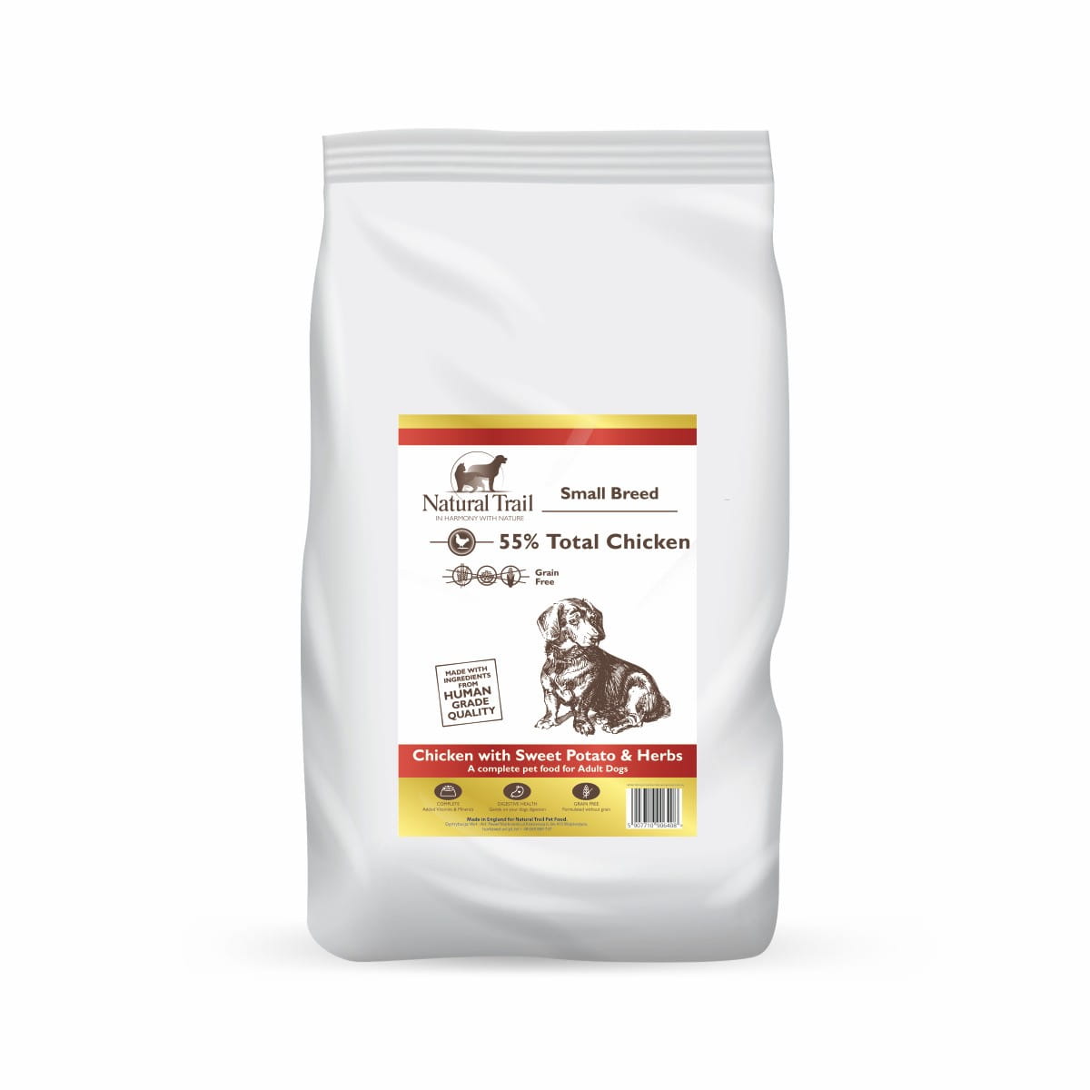 Natural Trail kurczak adult małe rasy 6 kg