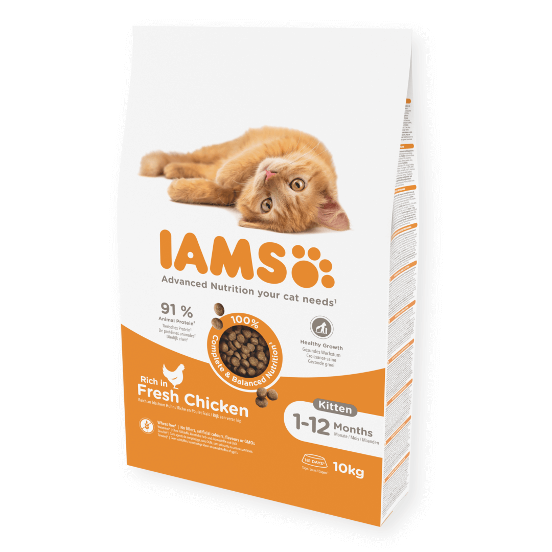 IAMS For Vitality kurczak kitten 10 kg