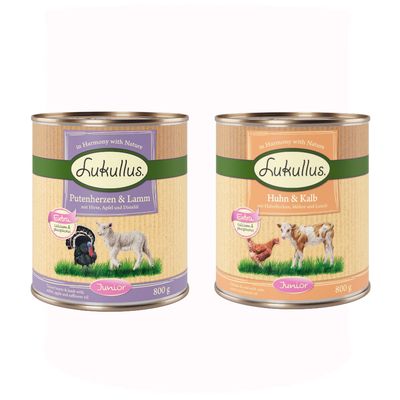 Lukullus cielęcina, indyk, jagnięcina, kurczak junior 800 g × 24