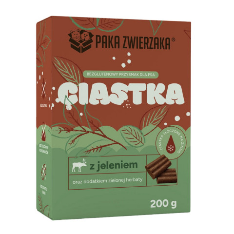 Paka Zwierzaka jeleń z zieloną herbatą 200 g
