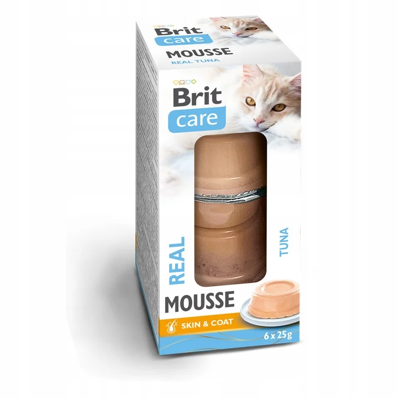 Brit Care Skin & Coat tuńczyk pasztet 25 g × 6