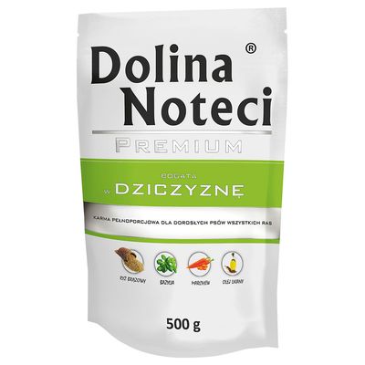 Dolina Noteci Premium dziczyzna adult 500 g × 40