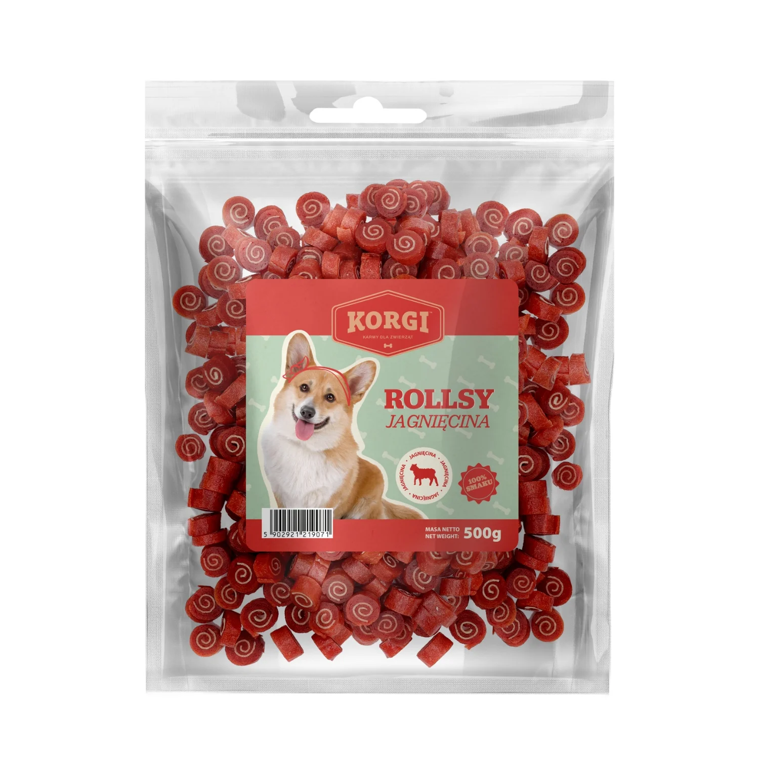 Korgi Rollsy jagnięcina 500 g