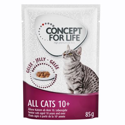 Concept for Life All Cats w galaretce senior 85 g × 48