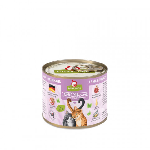 GranataPet DeliCatessen Sensitive indyk, jagnięcina adult 200 g