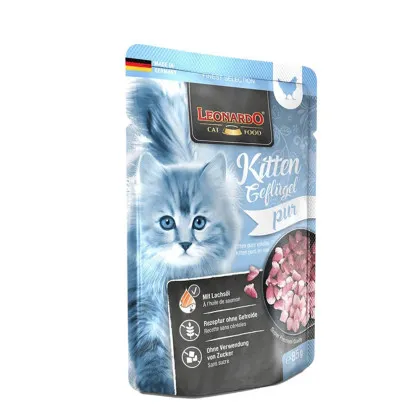 Leonardo Finest Selection drób kawałki kitten 85 g