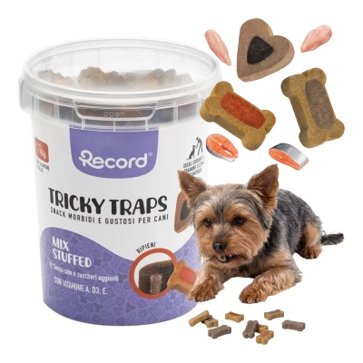 Record Tricky Traps kurczak, łosoś 300 g