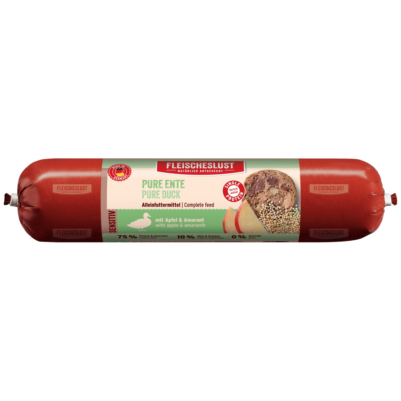 Fleischeslust Sensitiv kaczka adult 400 g × 16