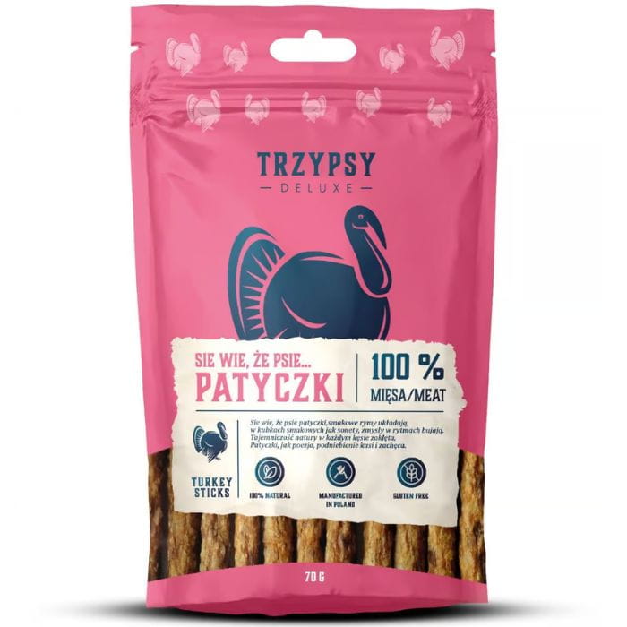 Trzy Psy TrzyPsy Deluxe indyk 70 g
