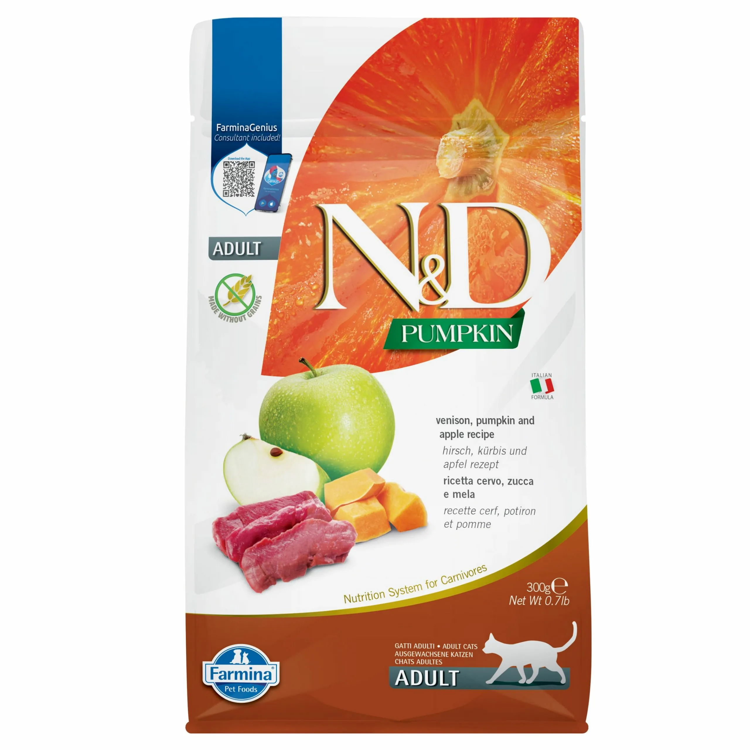 Farmina N&D Pumpkin Sensitive dziczyzna z dynią adult 300 g