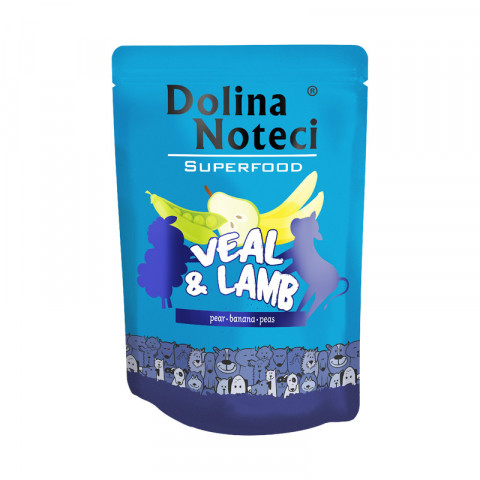 Dolina Noteci Superfood cielęcina, jagnięcina 300 g
