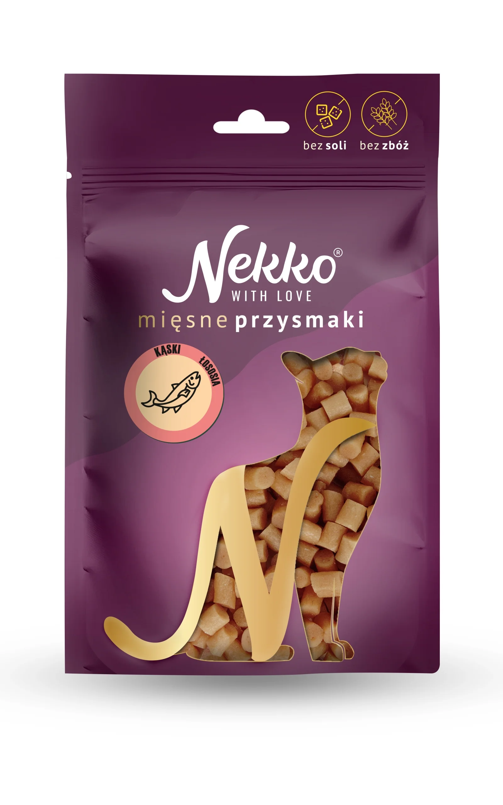 Nekko mięsne przysmaki łosoś adult 50 g
