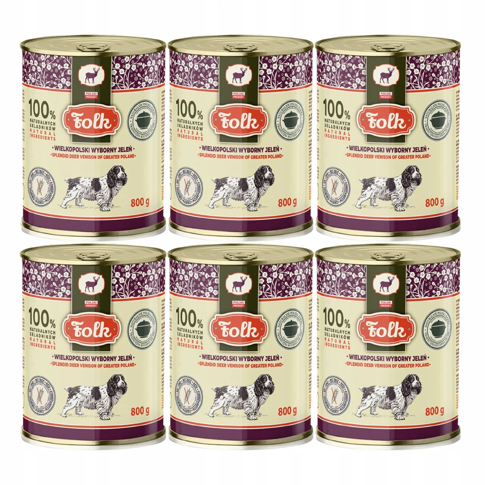 Folk Wielkopolski jeleń 800 g × 6