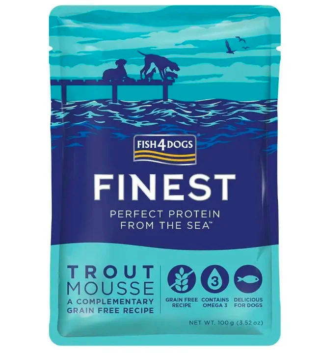 Fish4Dogs Finest pstrąg 100 g × 6