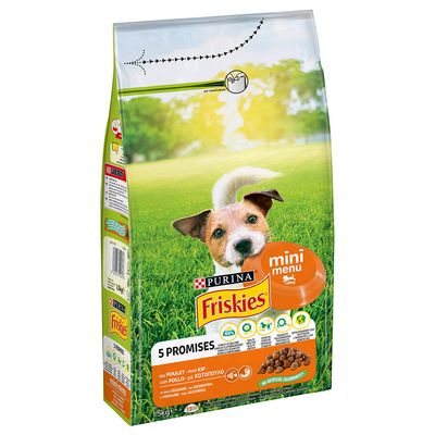 Purina Friskies kurczak adult małe rasy 1.5 kg × 3