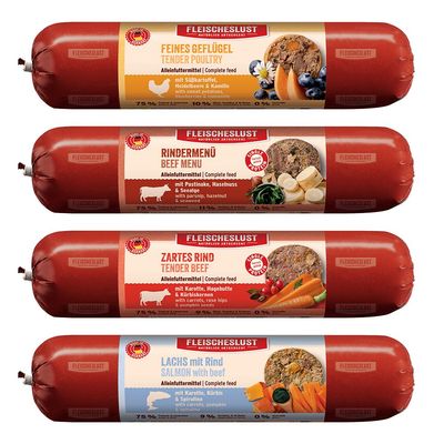 Fleischeslust Classic drób, wołowina, łosoś adult 800 g × 12