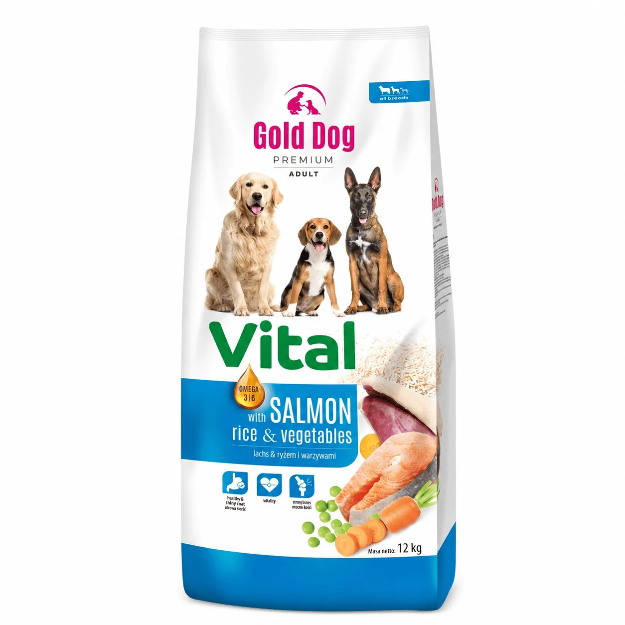 Gold Dog Vital łosoś 12 kg