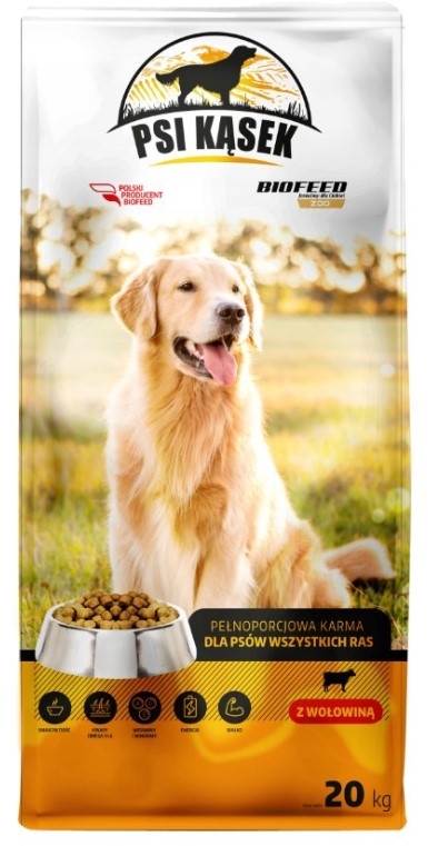 BioFeed Psi Kąsek wołowina adult 20 kg