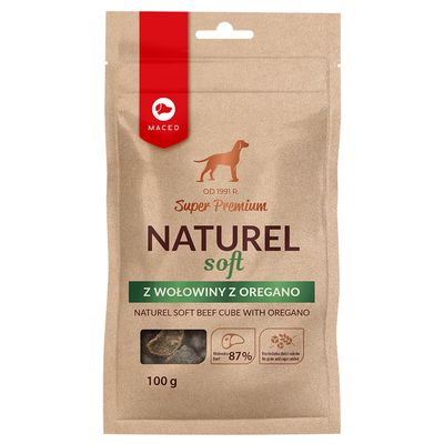 Maced Super Premium Naturel Soft wołowina adult 100 g × 3