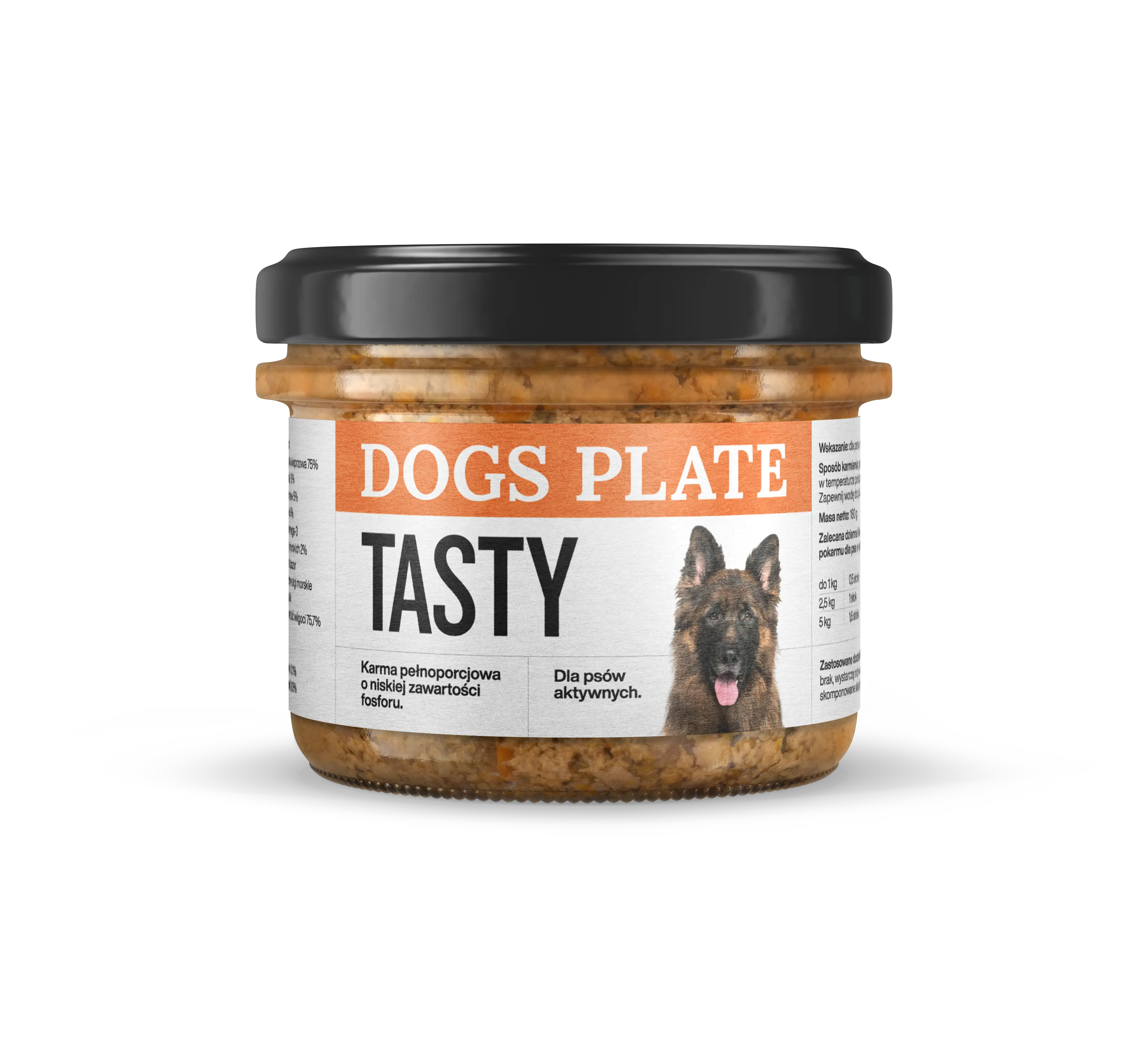 Dogs Plate Tasty wieprzowina 180 g