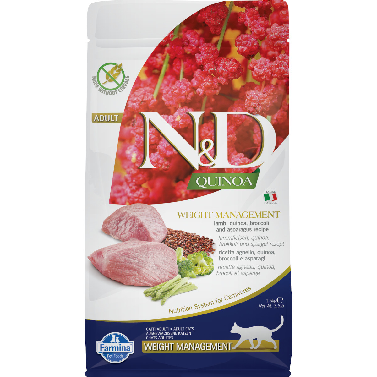 Farmina N&D Quinoa jagnięcina adult 5 kg
