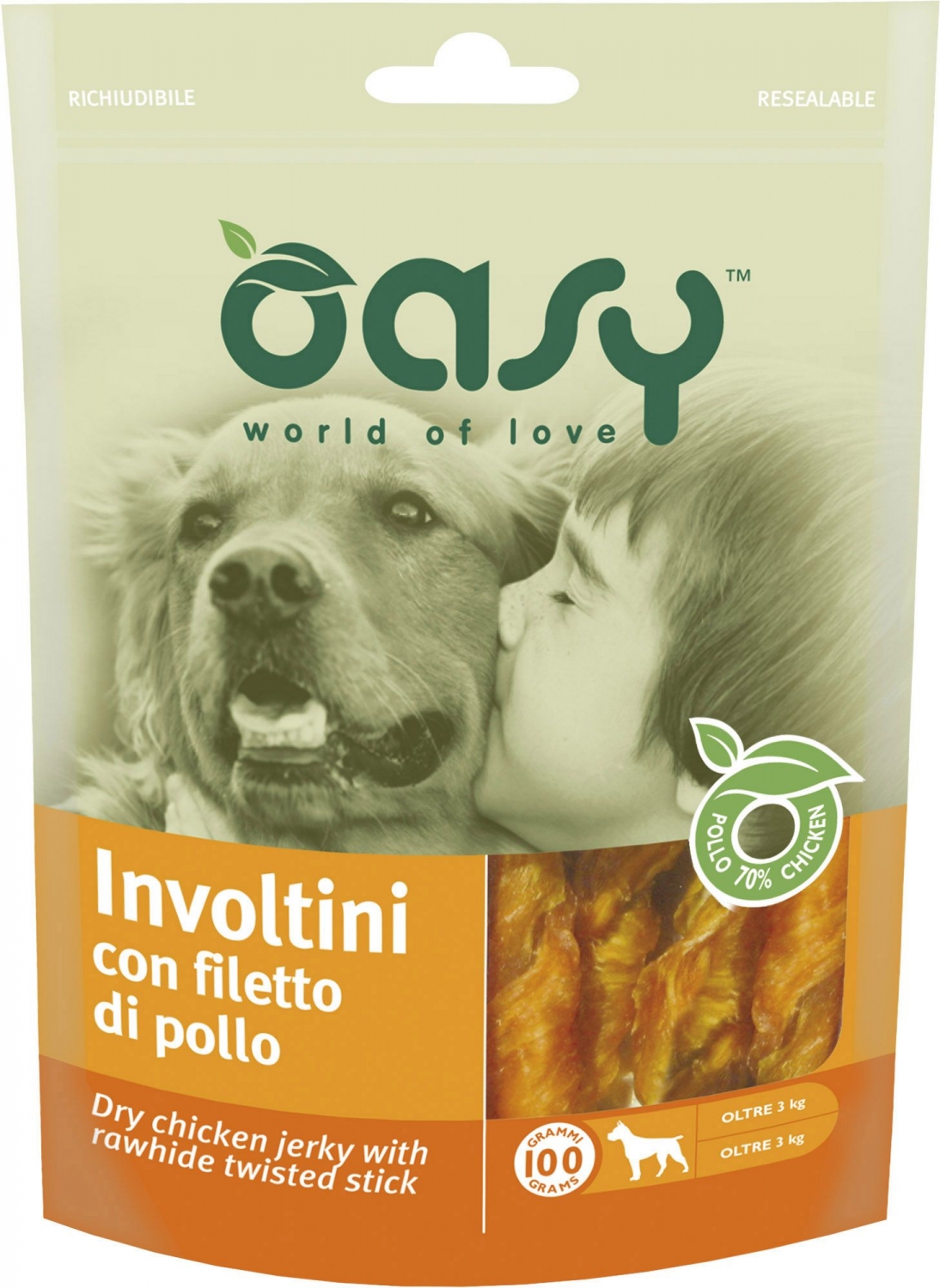 Oasy Twist kurczak adult 100 g