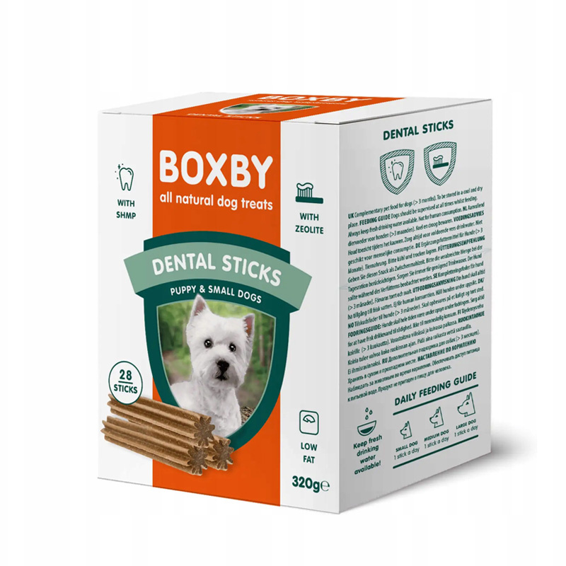 Boxby Dental Sticks małe rasy 320 g