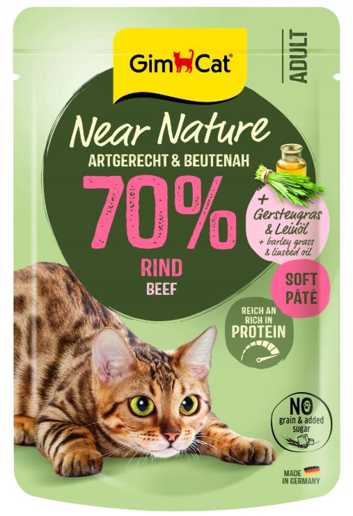 GimCat Near Nature wołowina pasztet adult 85 g