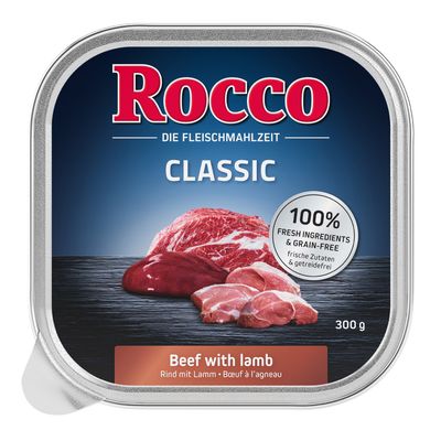 Rocco Classic jagnięcina, wołowina adult 300 g × 9