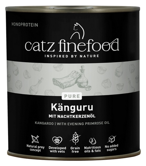 Catz Finefood Purrrr Sensitive kangur w bulionie 800 g