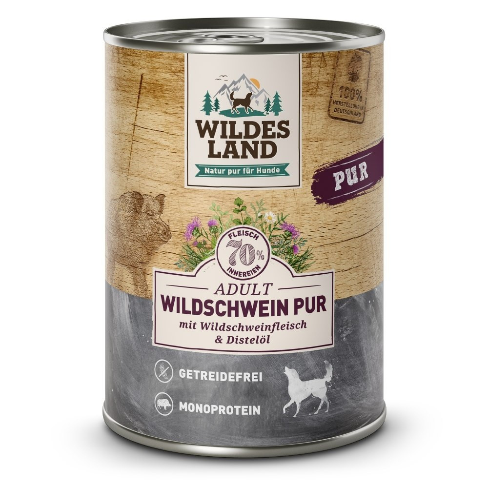 Wildes Land Pur dzik adult 400 g