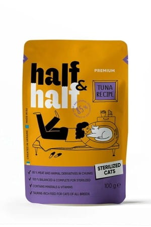 Half&Half Sterilised tuńczyk w sosie adult 100 g