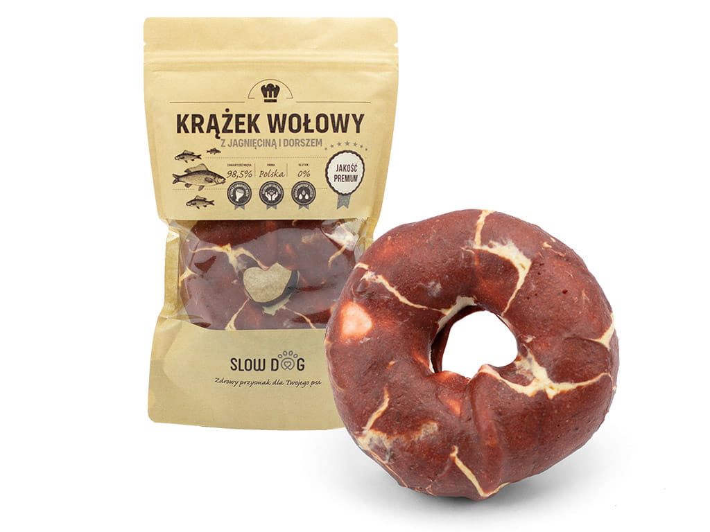 Slow Dog wołowina, jagnięcina, dorsz 110 g
