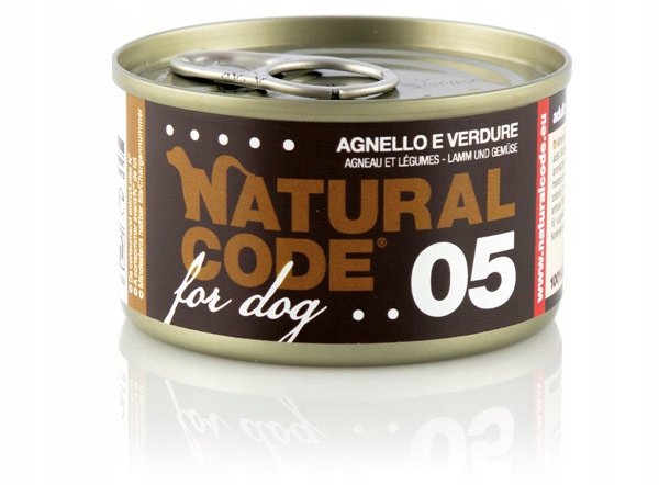 Natural Code Dog jagnięcina z warzywami 90 g