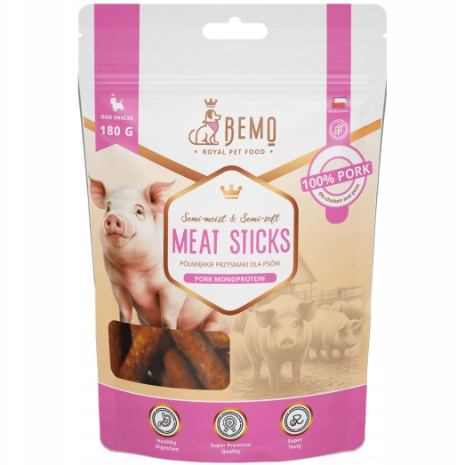 Bemo Meat Sticks wieprzowina 180 g