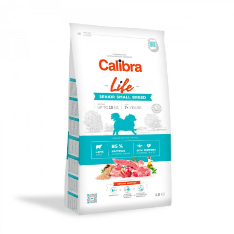 Calibra Dog Life jagnięcina senior małe rasy 1,5 kg