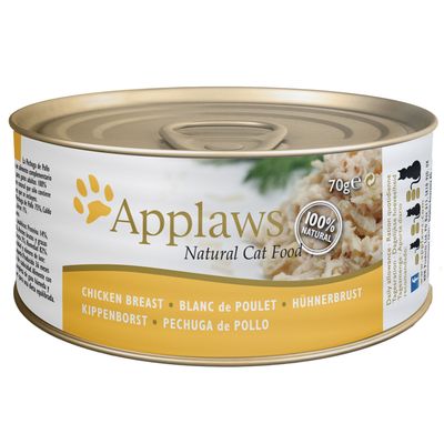 Applaws Sensitive mix smaków w bulionie adult 70 g × 24