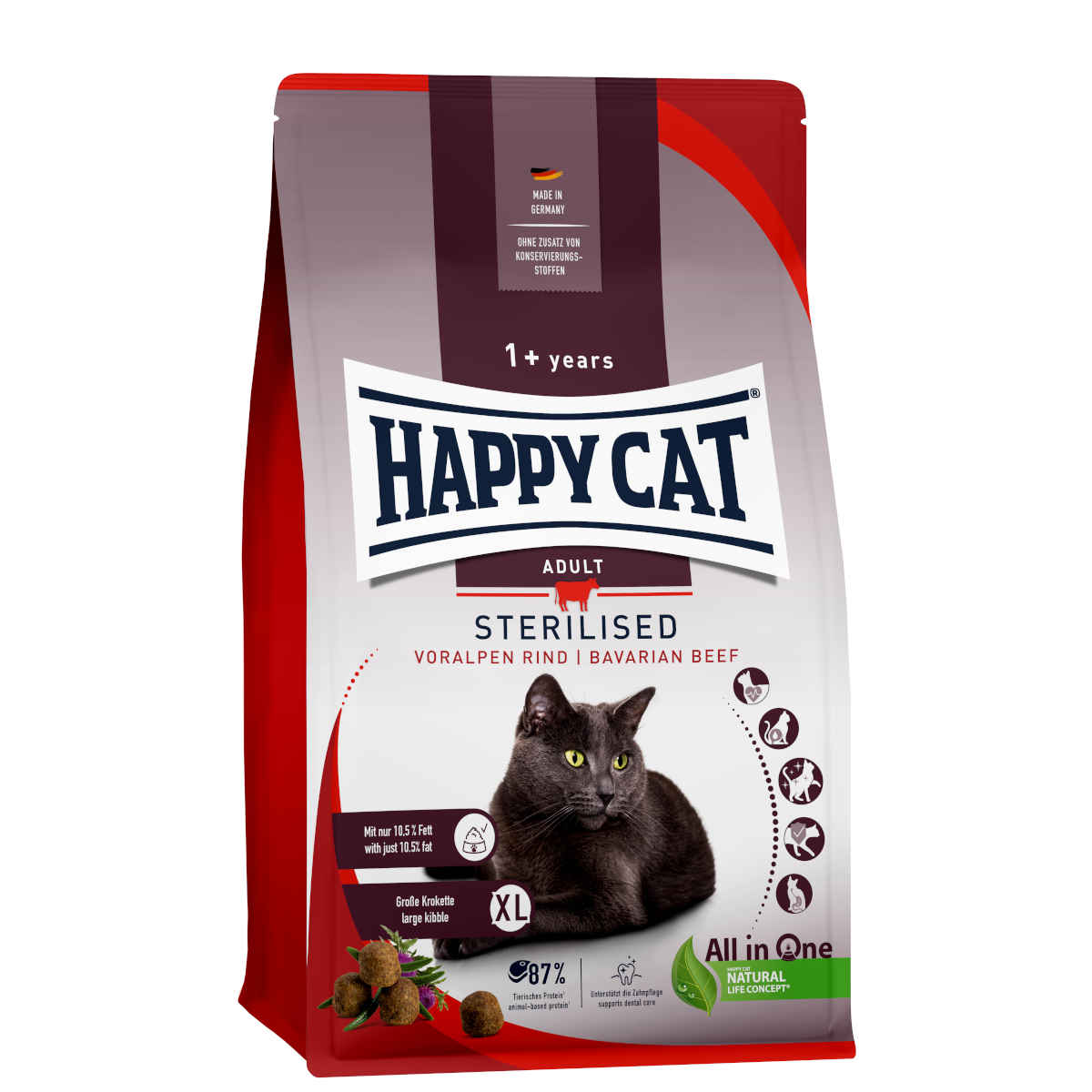 Happy Cat Sterilised wołowina adult 1,3 kg