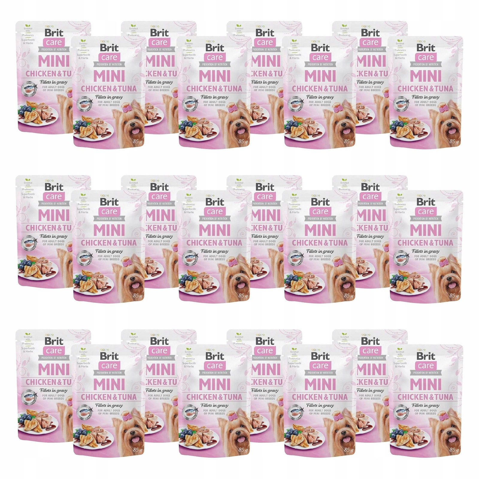 Brit Care kurczak, tuńczyk adult małe rasy 85 g × 24