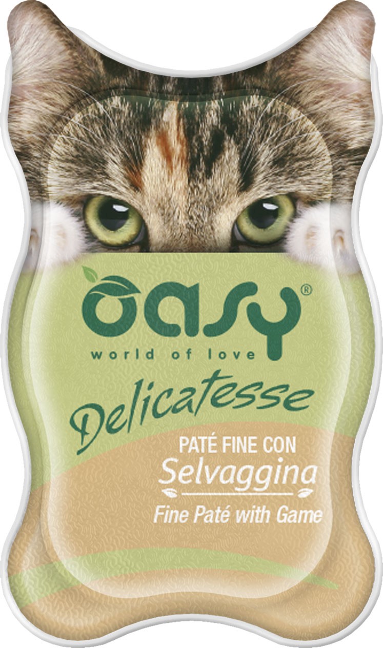 Oasy Delicatesse dziczyzna pasztet adult 85 g
